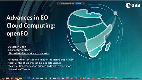 Webinar 17 - Advances in EO Cloud Computing: OpenEO