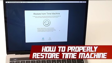 How to Properly Restore from a Time Machine Backup | Mac Tips