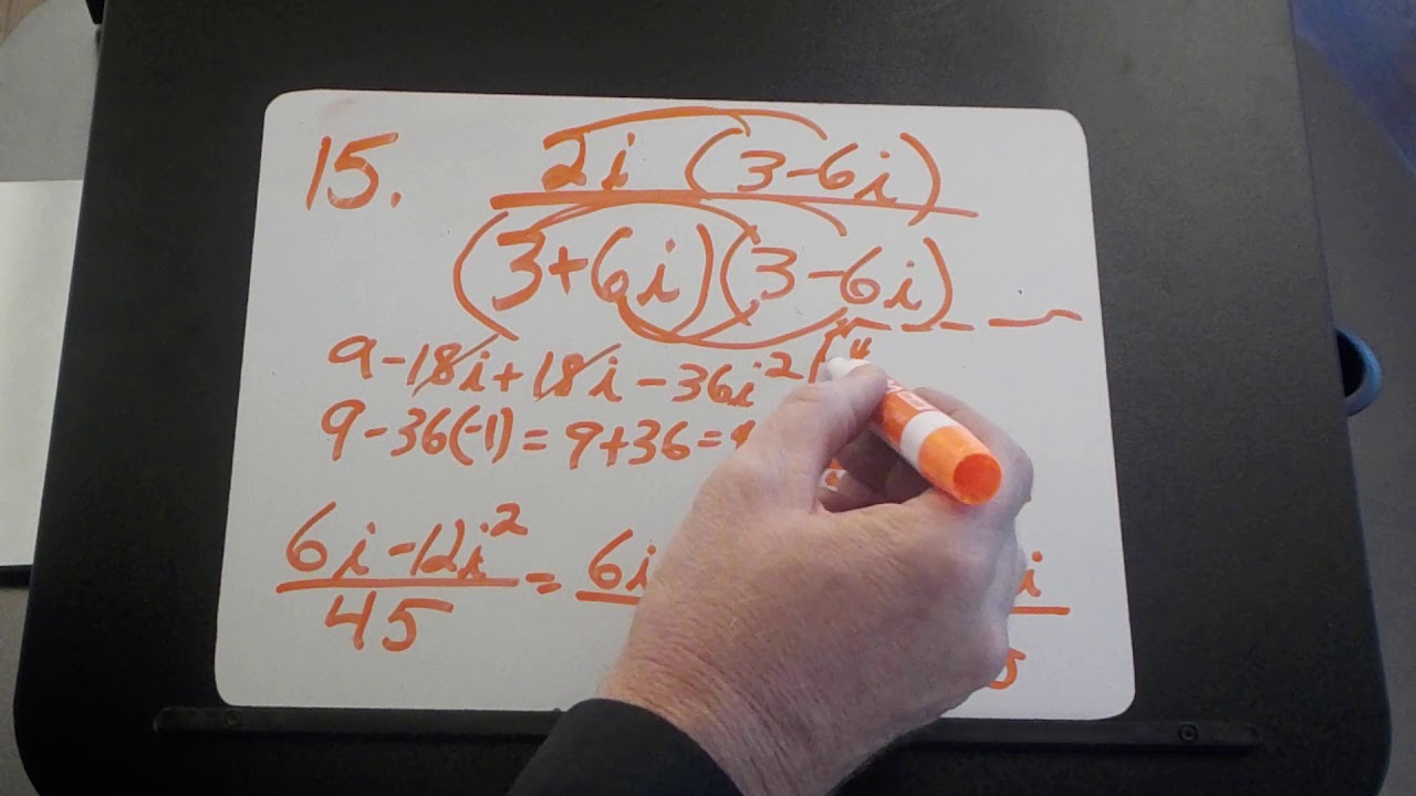 Dividing Complex Numbers YouTube