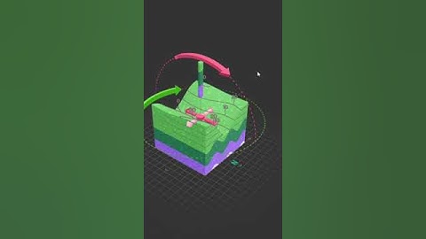 "VisibleGeology Simplifies 3D Mapping! Try It Now! 🚀🗺️" #blender #tectonics #3ddesign