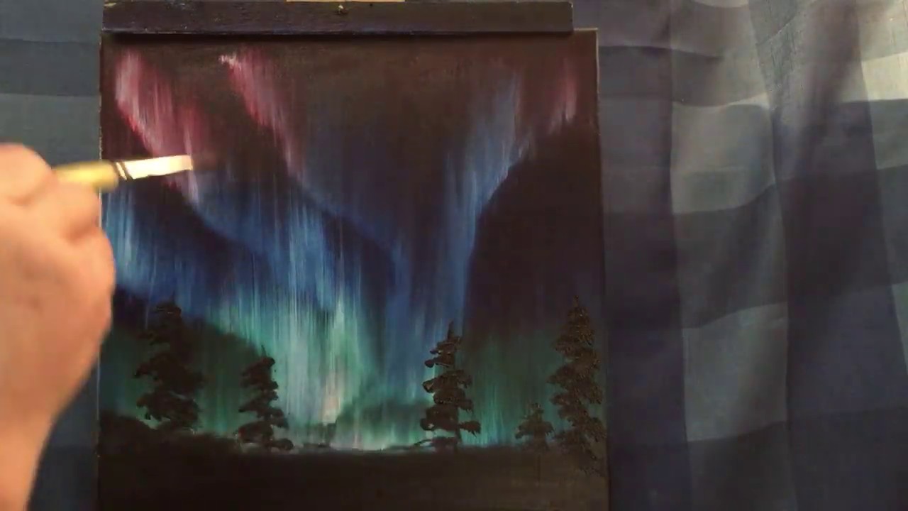 Learn How to Paint the Northern Lights in oil (Aurora Borealis Part 2