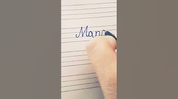 cursive handwriting #Mango