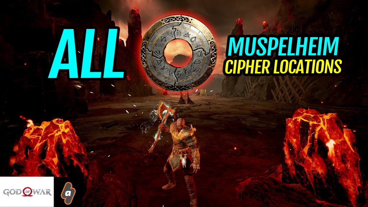 God of War - Onde encontrar as Muspelheim Ciphers