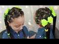 Peinado para niñas 💚✨🦋 Fácil, Rápido &amp; Bonito 😍