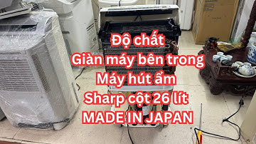 Độ chất của máy hút ẩm Sharp cột 26 lít made in japan nhật bản