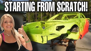 Stripping Down the C6 Drift Corvette to Bare Chassis + More Painting!
