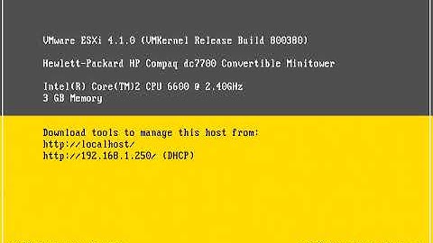ESXi Host Inistialization and shutdown