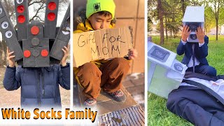 Cameraman Vs Skibidi toilets ALL Parts **1 HOUR** 🎥😰❤️ WhiteSocks Family ✅