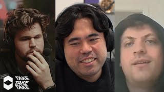 Hikaru vs. Magnus and Hans Niemann in Titled Tuesday Gameweek 12!