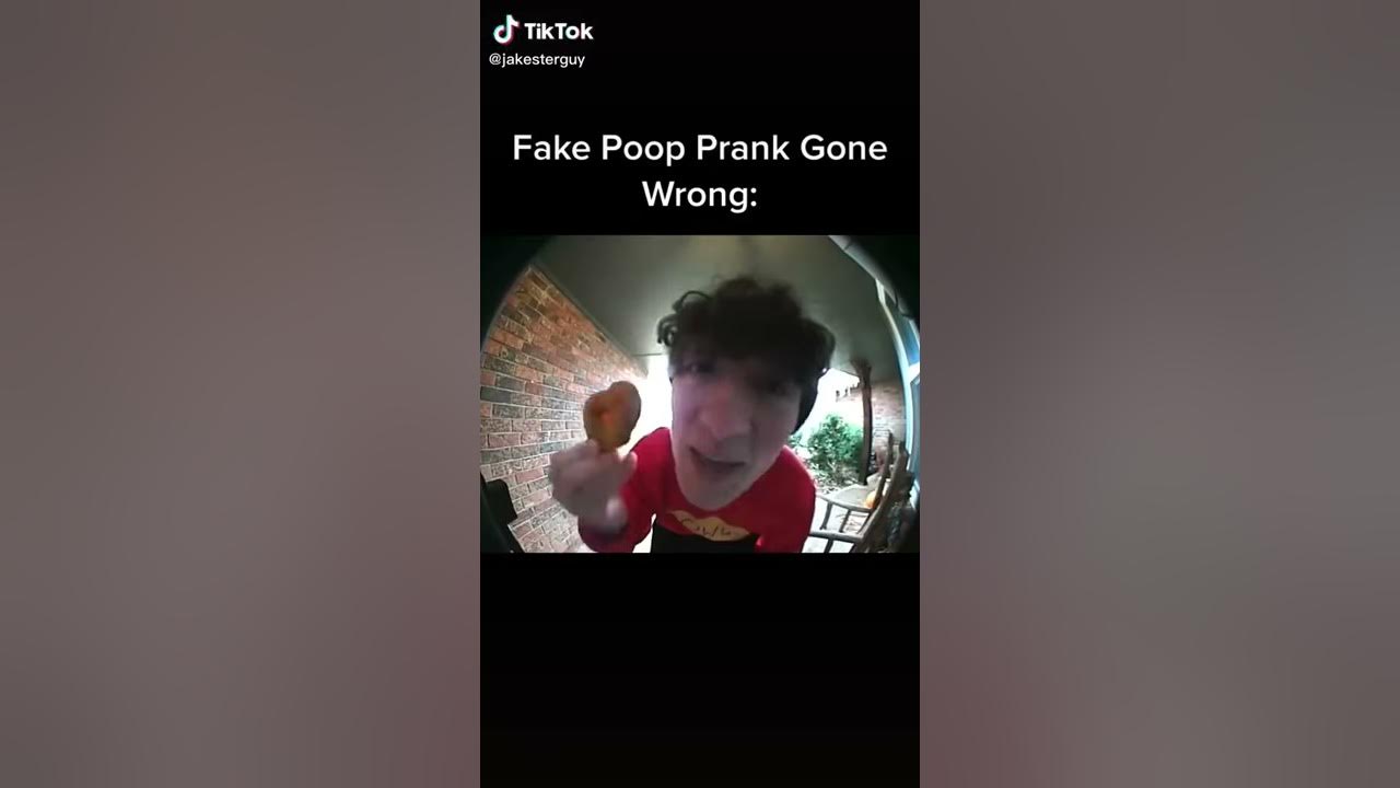Ring doorbell meme Fake poop prank gone wrong over ring doorbell