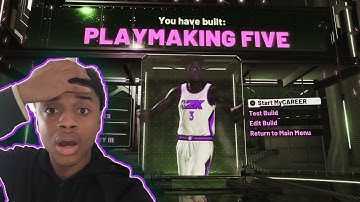 THE BEST PLAYMAKING FIVE BUILD IN NBA 2K20
