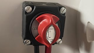 How to install a battery disconnect switch on a boat
