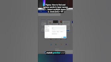 Bulk Find and Replace Words in Layer Names (#figma #ux #ui #design #prototype)