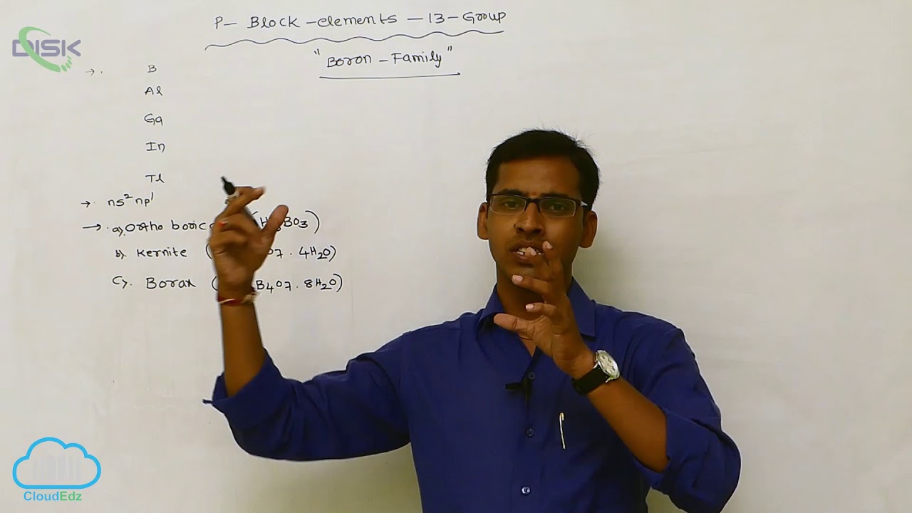 General Introduction of Boron Family Boron Family Disk Telangana