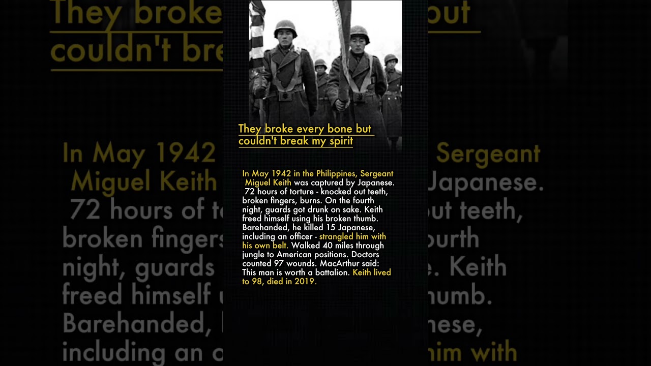 ⚡ The Soldier Who Survived 72 Hours of Torture and Killed 15 Japanese Barehanded 💀🎖️