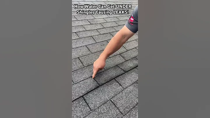 How Water Gets UNDER Shingles Causing LEAKS!! #construction #roofing : Day 50