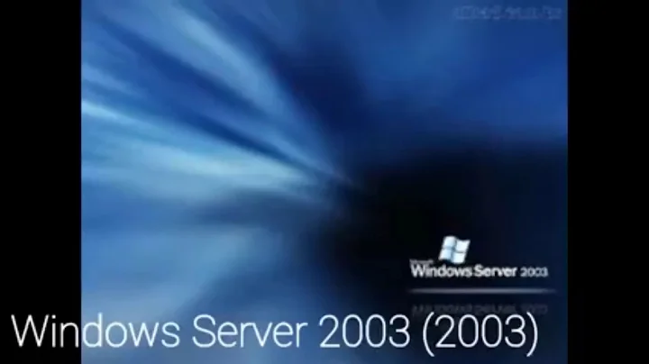 Windows Server 2003 Startup and Shutdown sound.