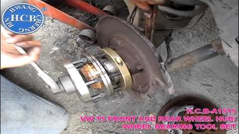 H.C.B-A1515 VW T5 FRONT AND REAR WHEEL HUB/ WHEEL BEARING TOOL SET