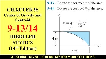 9-13 Center of Gravity and Centroid Chapter 9 ( Hibbeler Statics 14th ed ) Engineers Academy