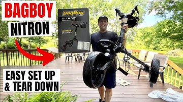 BagBoy Nitron Review: Unboxing + Quick Setup & Collapse Guide Golf Push Cart
