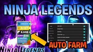 NINJA LEGENDS SCRIPT ROBLOX||AUTO COINS AND INF STATS GET ALL SWORD