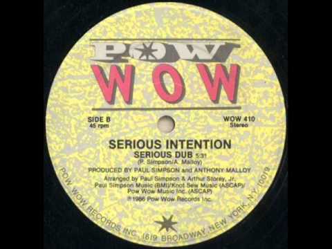 Serious Intention - Serious (Dub)