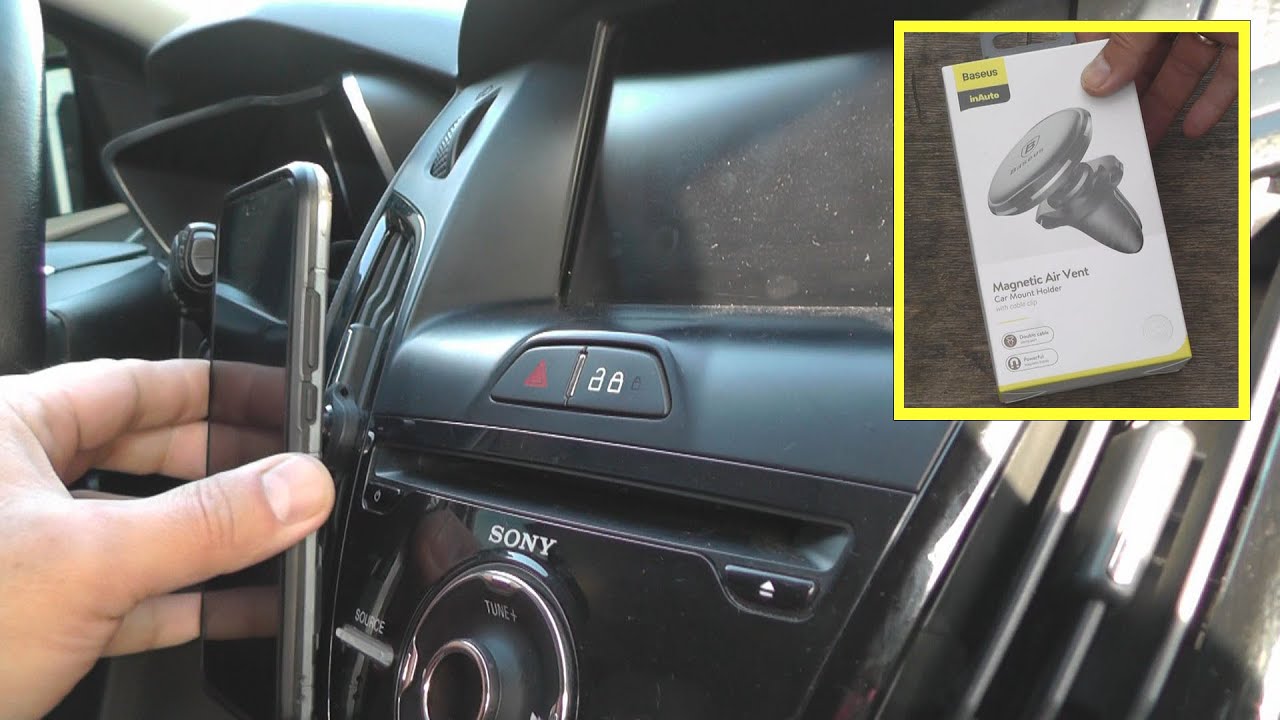 Магнитный держатель для телефона (Baseus)