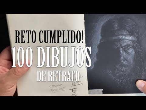 Challenge completed! Over 100 portrait drawings!