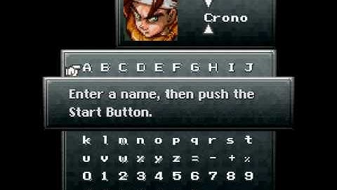 Chrono Trigger Intro