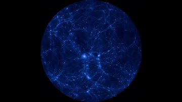 Video of cosmological simulations.