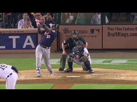 MIN DET Vargas Drives In Polanco On Single To Right