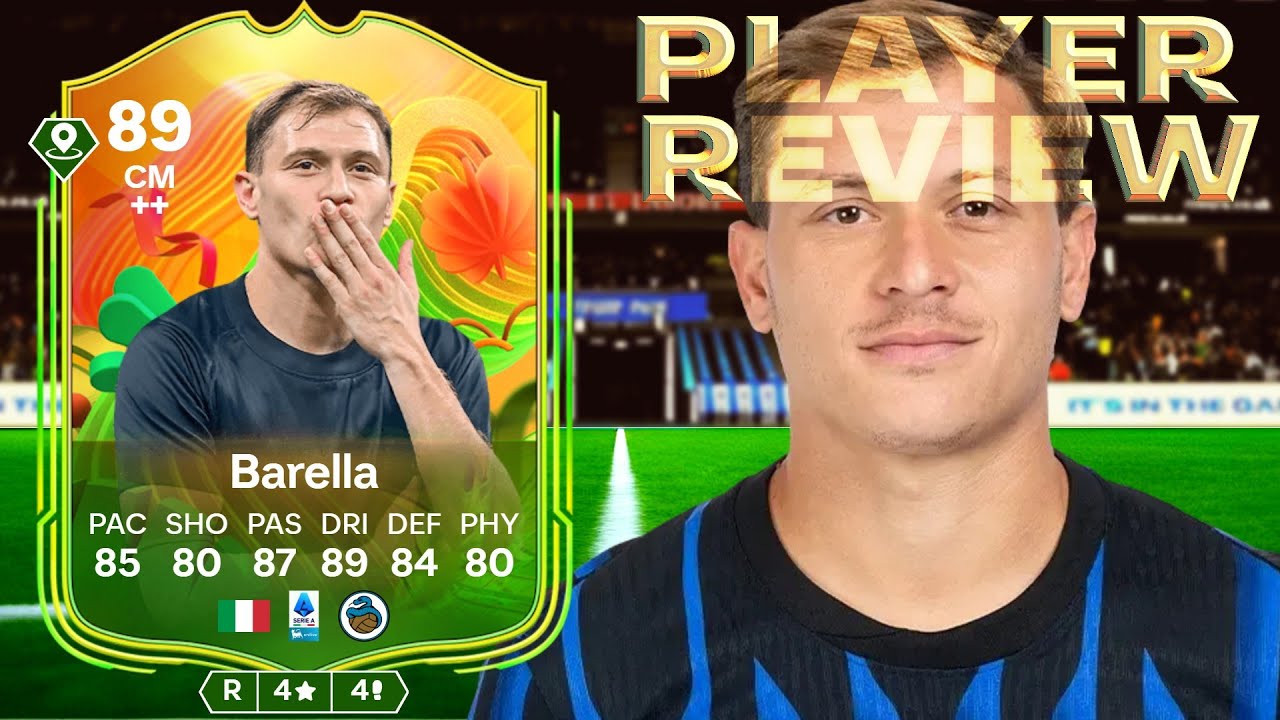 УРОВЕНЬ 40 89 ОБЗОР ИГРОКА BARELLA WORLD TOUR FC 26