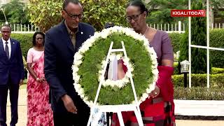 Umuhungu wa Agathe Uwiringiyimana yaje mu Rwanda kunamira umubyeyi we