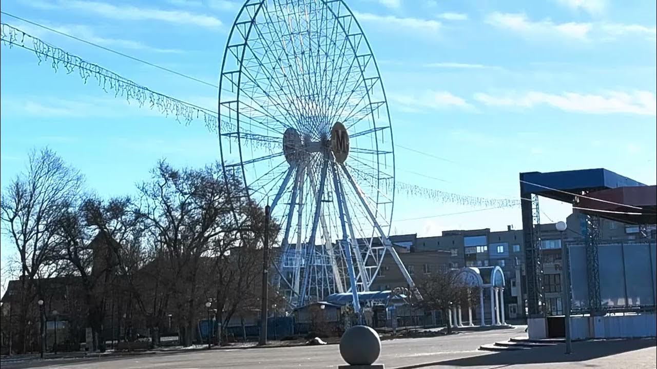 Бердянск Сегодня. 4кHDR10. Приморская площадь. 13 февраля 2023 ...