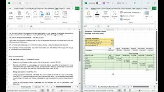 AQ2022 AAT Level 3 Management Accounting Techniques Spreadsheets Chapter 9 Activities Pershore