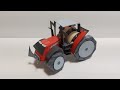 【いちまいでいのち】トラクタ MASSEY FERGUSON MF5700Sシリーズの作り方【ペーパークラフト】