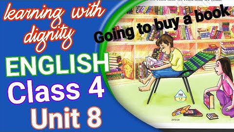 Going to buy a Book ( हिन्दी में ) Class-4 Unit-8 ENGLISH Ncert Marigold ( with exercises)