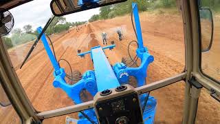 Caterpillar 140K Grader Cutting Levels