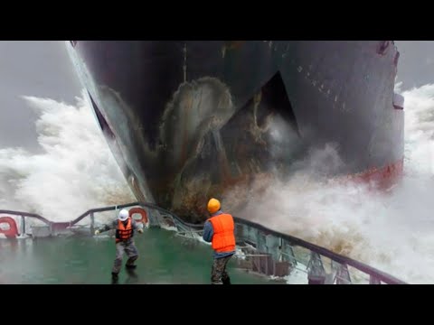 Video: Colisión entre un buque y un granelero en el Irtysh. trágicas consecuencias