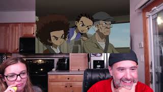 White Family Watches The Boondocks (S1E04) - Reaction