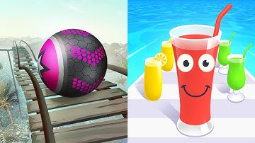 Space Rolling Balls Race VS Juice Run - Gameplay Walkthrough - All Levels IOS, Android (Ep- 9)