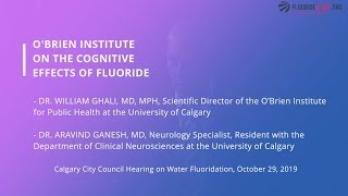 OBrien Institute on the Cognitive Effects of Fluoride