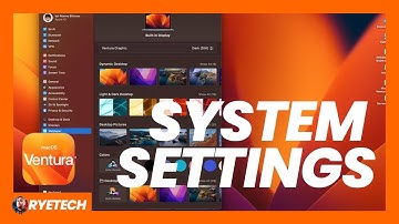 MacOS Ventura New System Settings Setup First Look