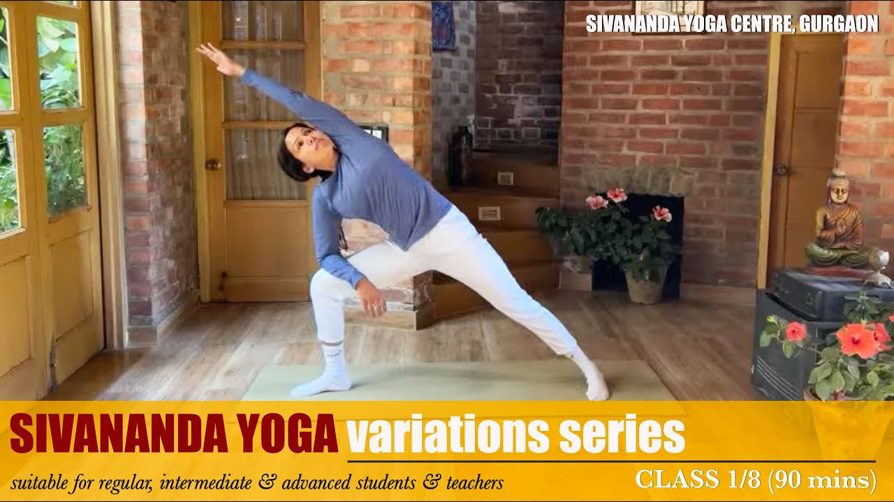 Sivananda Yoga Class - 90 min session - intermediate level 