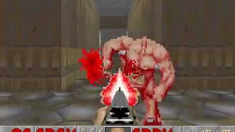 The Ultimate Doom Walkthrough (100%) - Part 04 - E1M9: Military Base