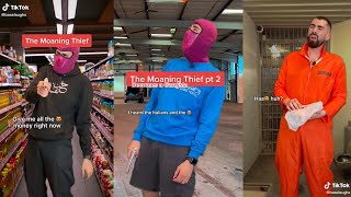 Crazy Moaning Thief Series | Funny Tiktok Videos | Moaning Thief Series | @baselaughs Resimi