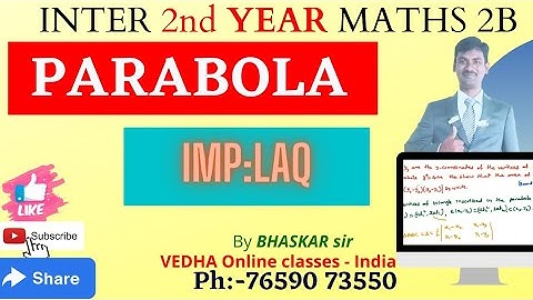 PARABOLA, important LAQ