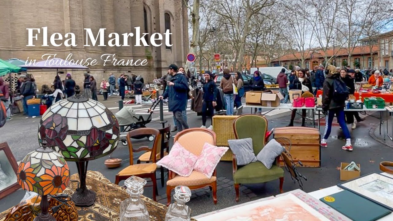 Flea Market & Toulouse Vlog | HAUL🌟 A Weekend to Enjoy Art
