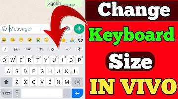 How to Change Keyboard Size In Vivo Y33S | Vivo Y33S Me Keyboard Size Kaise Change Kare