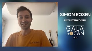 Gala SOCAN 2021 - Simon Rosen - Prix International - YouTube